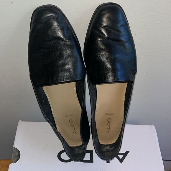 ALDO WOMEN’S VEADITH SLIP-ON BLACK LOAFER FLATS WITH BOX - Picture 1 of 9